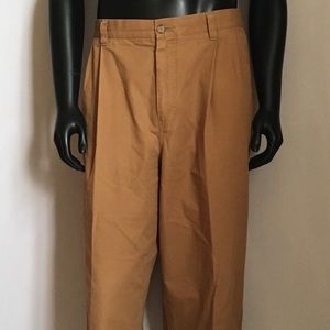 LL BEAN VINTAGE PLEATED PANT WAIST 36 LENGTH 34